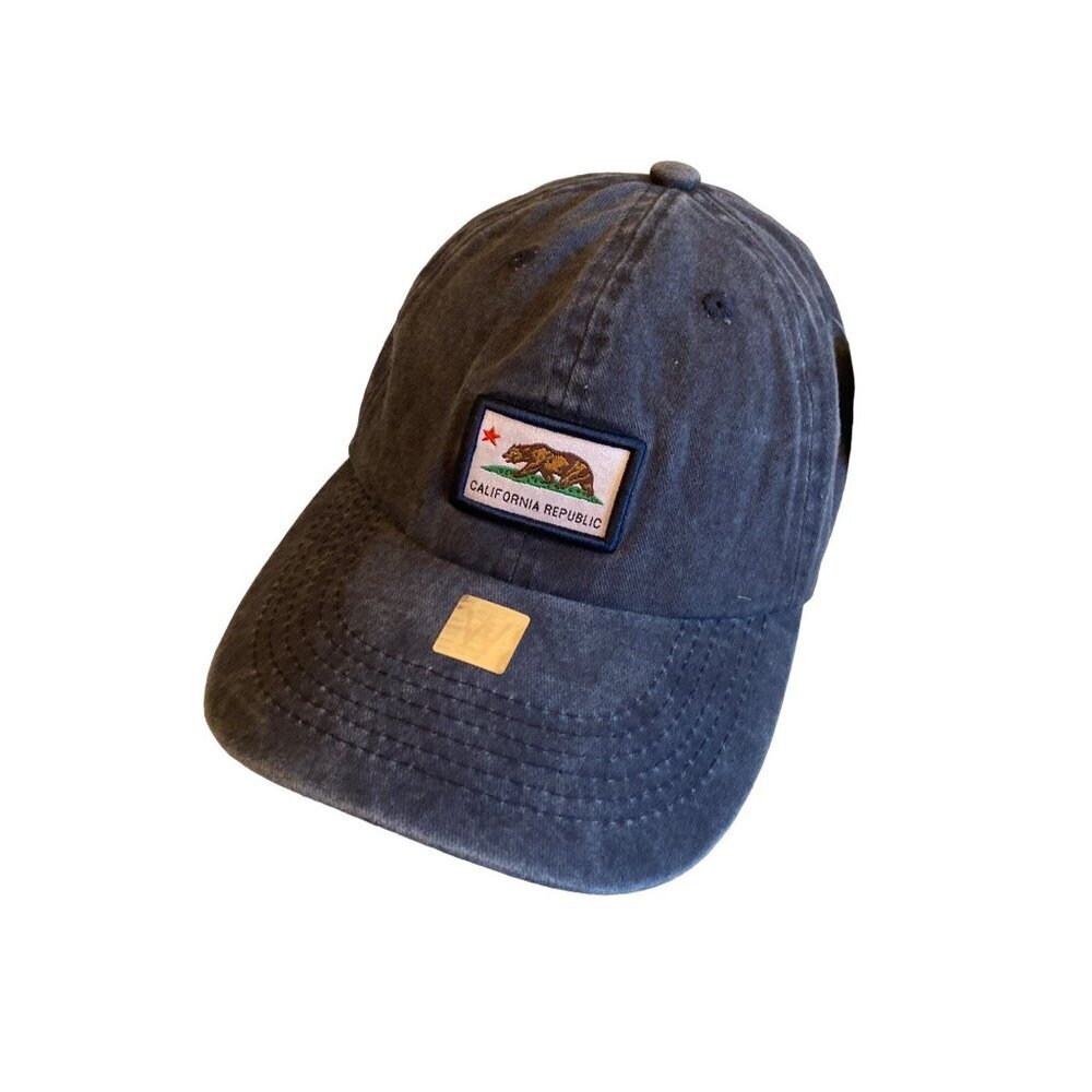 NWT Blue California Seal Bear Casual Hat Cap Adjustable